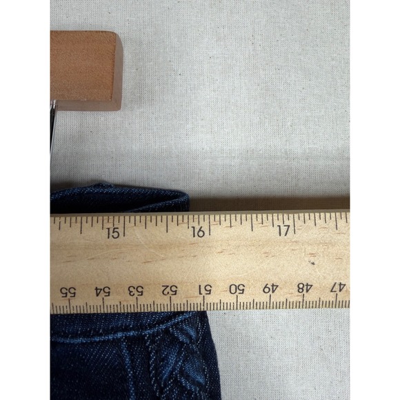 Judy Blue Braided Side Hight RIse Cropped Jeans size 14W Dark Wash Blue - Picture 9 of 11